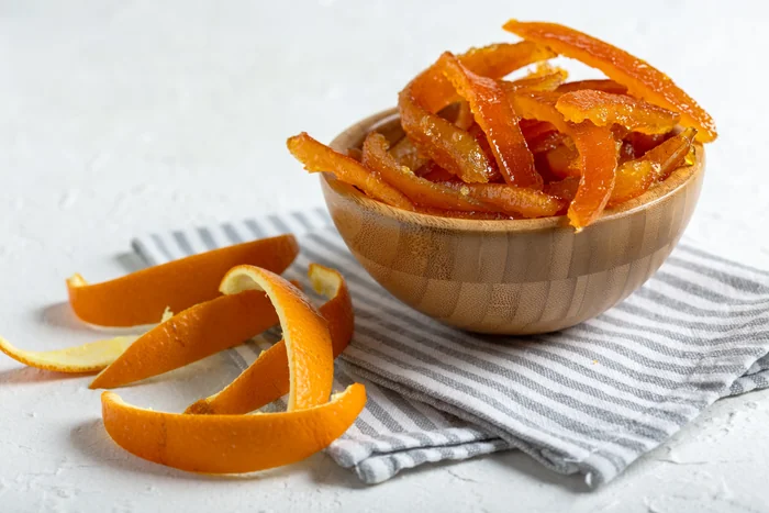 Cách làm mứt vỏ cam thơm ngon - Mứt vỏ cam dùng làm bánh